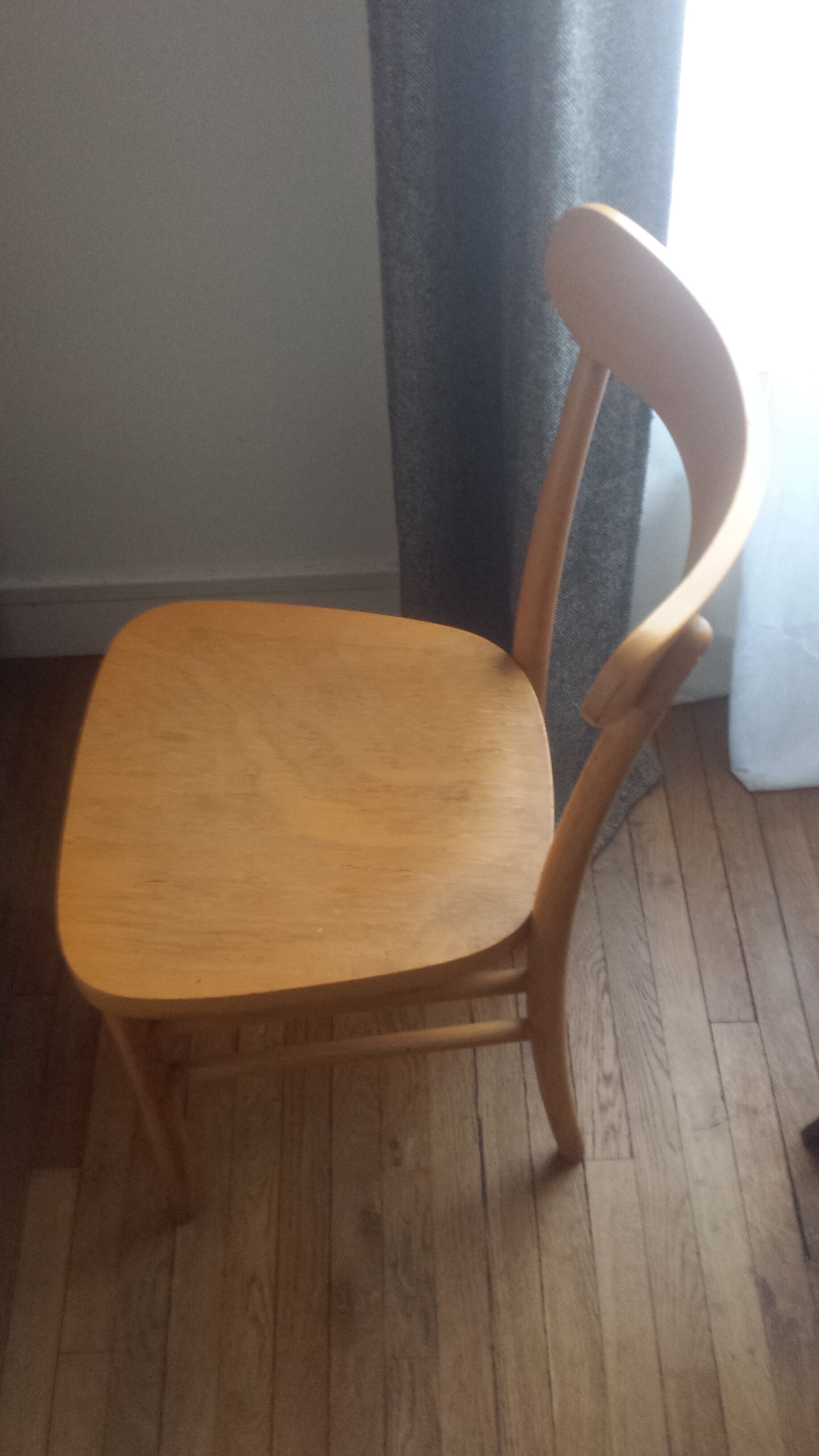 Chaise vintage en bois Calligaris
