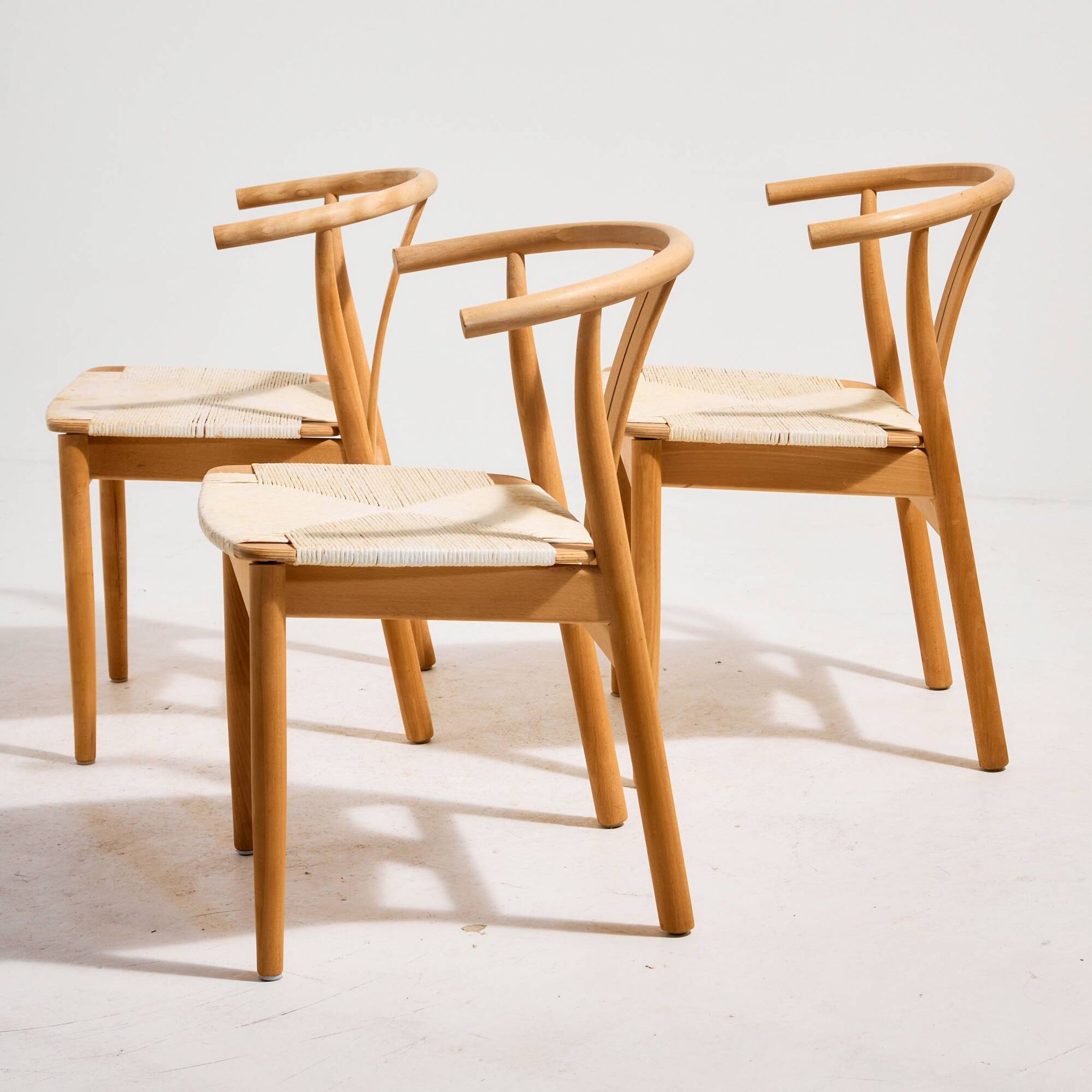 MK10689 Chaise de salle à manger en hêtre