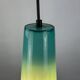 Light blue glass suspension by Massimo Vignelli for Venini, 1950