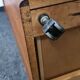 Vintage Swedish teak chest of drawers