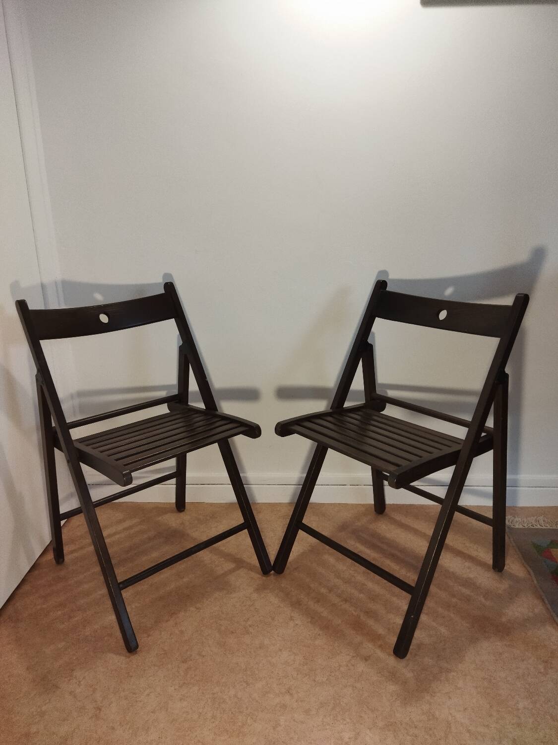 Pair of folding chairs