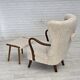 1960s, Danish design by A. Christensen for Slagelse Møbelværk, sheepskin.