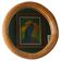 Round Rattan Wall Mirror