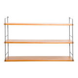 Etagère murale années 60,string, teck