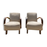 Paire de fauteuils vintage