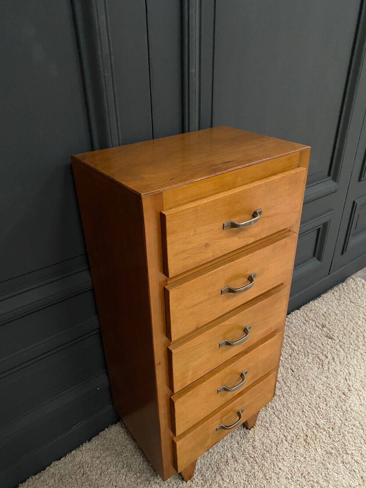 1950 furniture with five drawers spindle legs