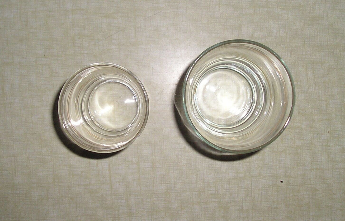 Glass service 6 people granite glass with 70's gilded eds