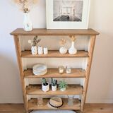 Retro chic wooden shelf