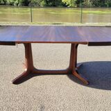 Vintage Baumann Scandinavian oval table - 1960s