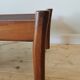 Pair of Dyrlund leather footrest 60s leather