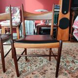4 Scandinavian chairs in Rio rosewood