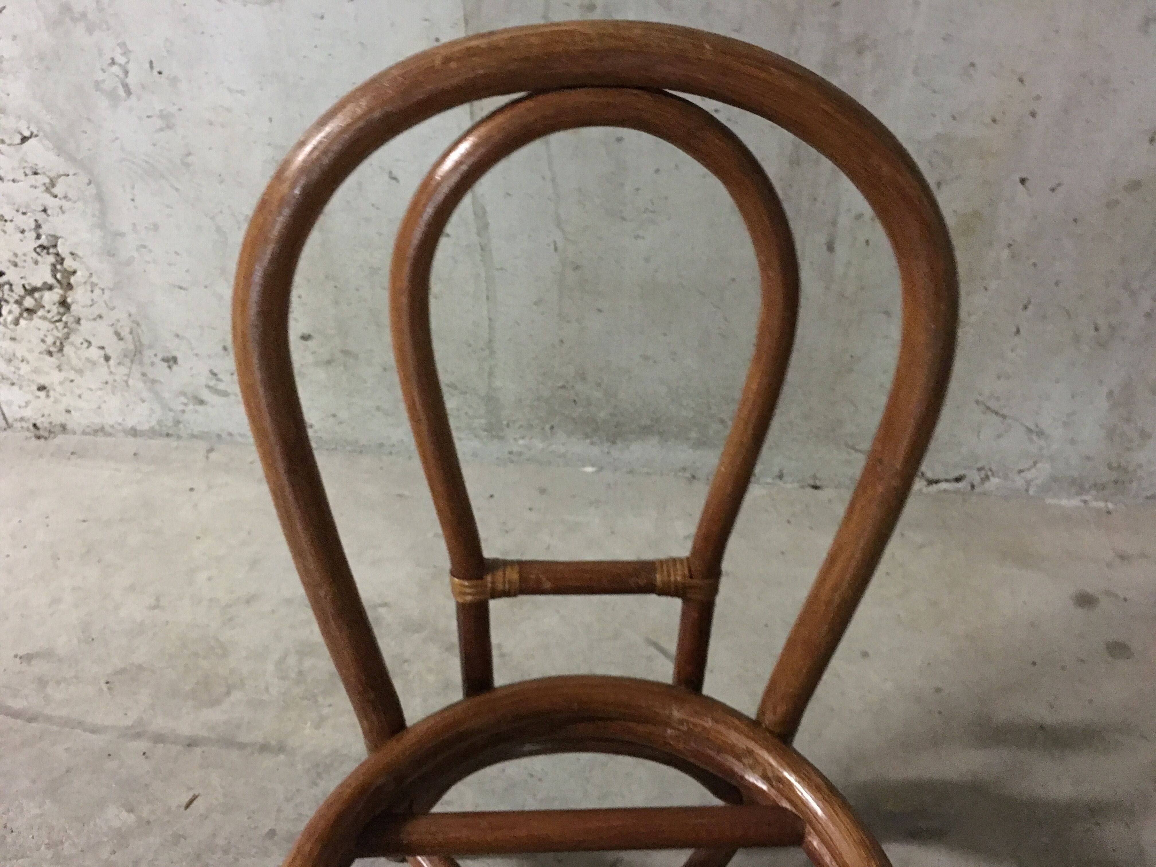 Children 70s rattan chair