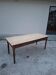 Old shop/work table with 2 drawers, Louis Philippe legs.