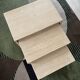 Lot de 3 tables gigognes en travertin