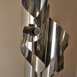 Vintage chrome lamp of the 1970s