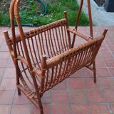 Wicker magazine door