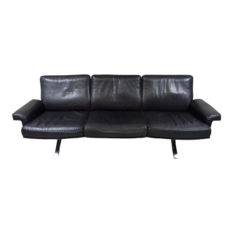 De Sede DS-31 black leather sofa 1970’s