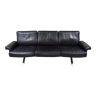 De Sede DS-31 black leather sofa 1970’s