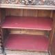Bookcase showcase in carved oak 19th century