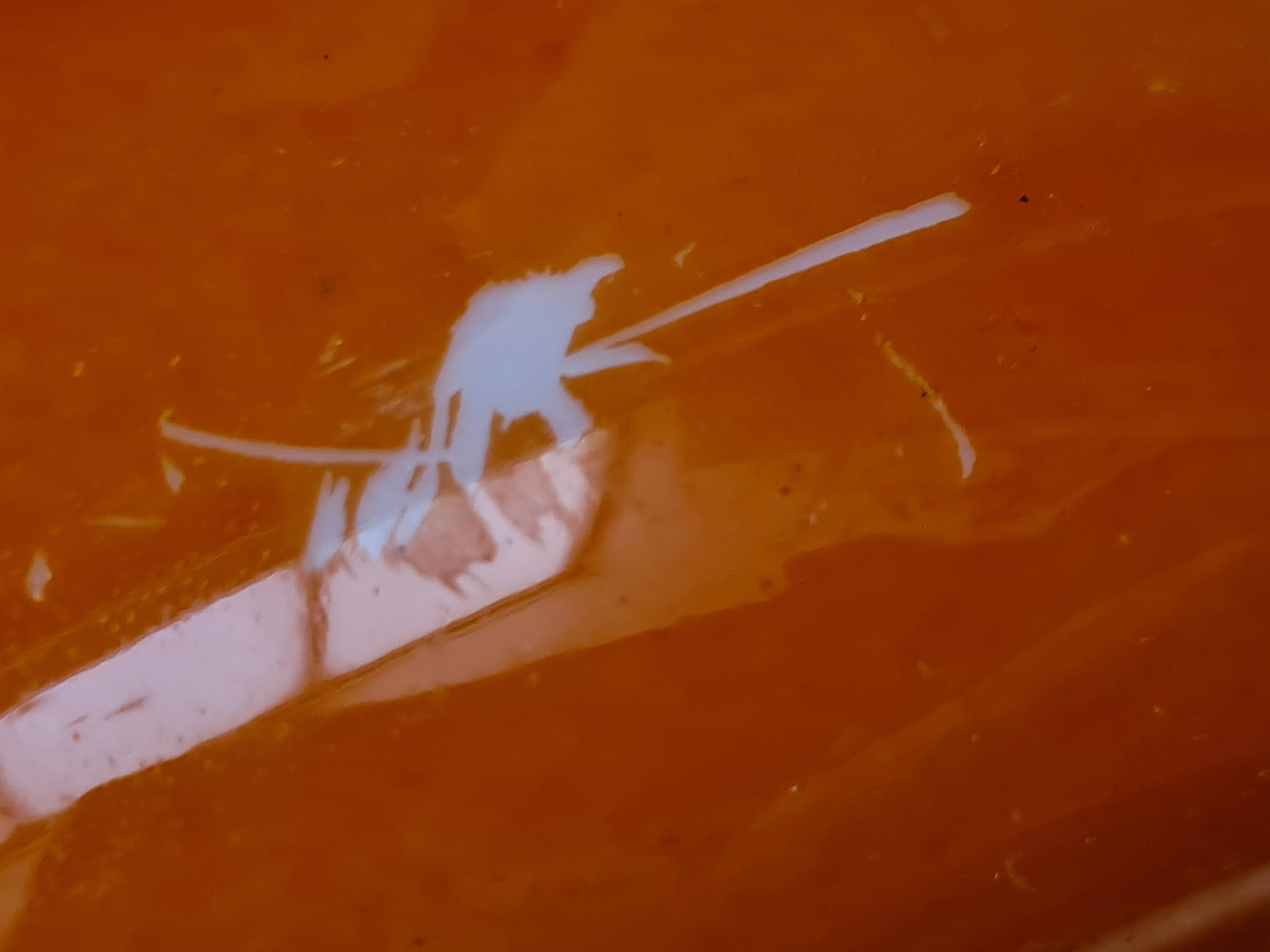 Vintage Orange Lamp from the 70s