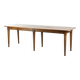 Antique French farmhouse dining table of pine wood from the 19th century
