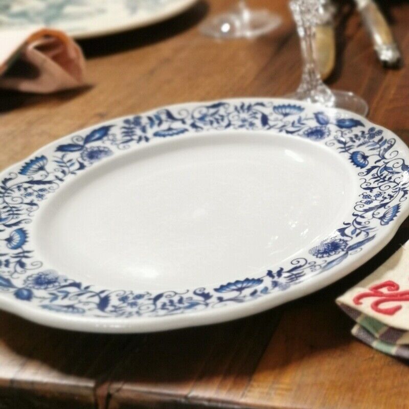 6 Pyroblan porcelain plates