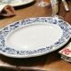 6 Pyroblan porcelain plates