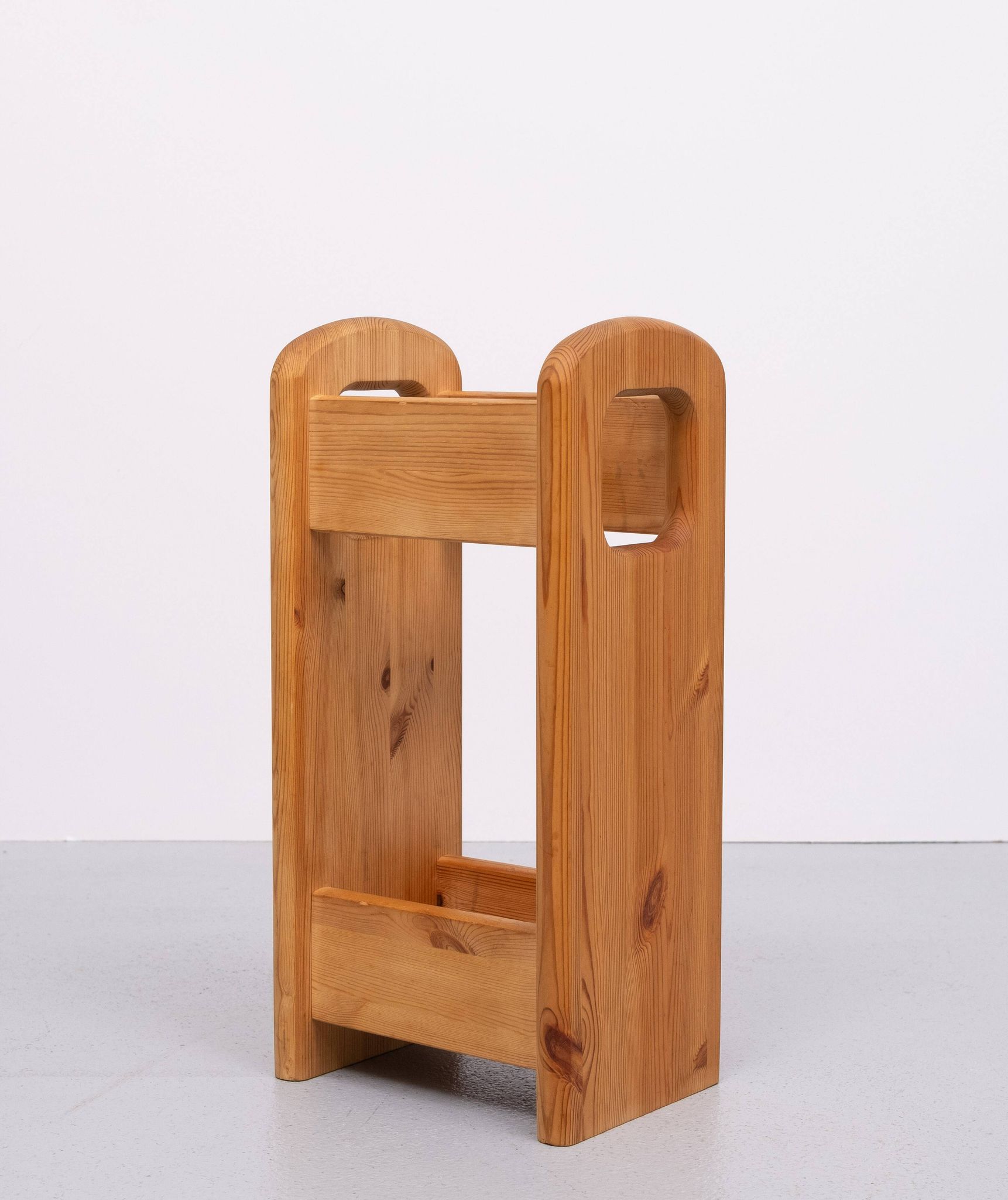Pine Umbrella stand by Mobelfabrikken Toften Denmark 1960s .