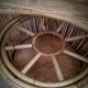 Bar on wheels vintage rattan
