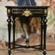 "Boulle" courtesy table from the Napoleonic III era in marquetry.