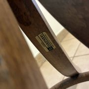 Vintage Baumann curved wood parrot coat rack – 1960s/70s