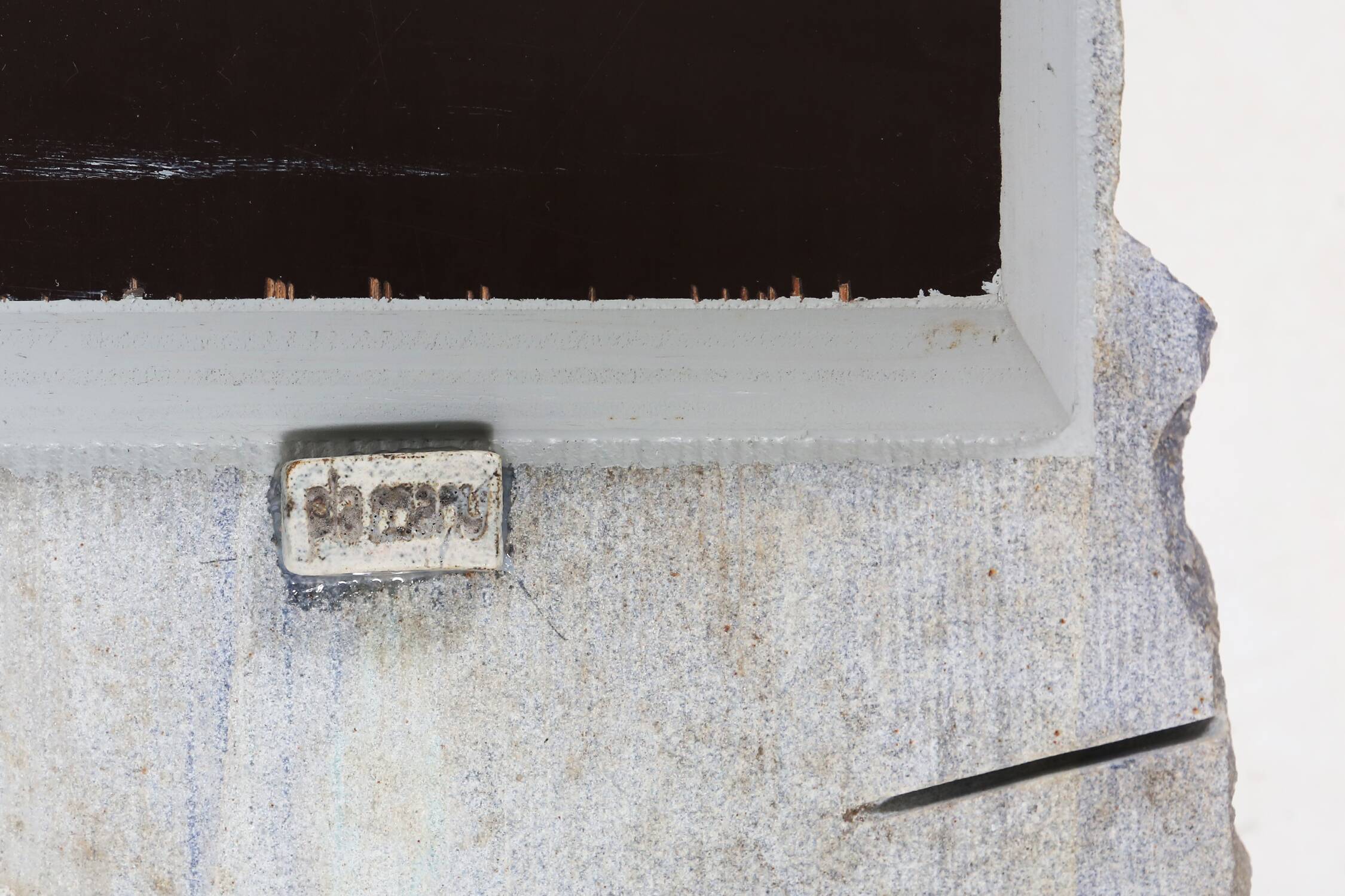 Sculptural Pia Manu coffee table in marble and stone, Belgium 1970s