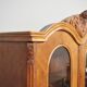Showcase in fir wood and carved walnut, early 1900s