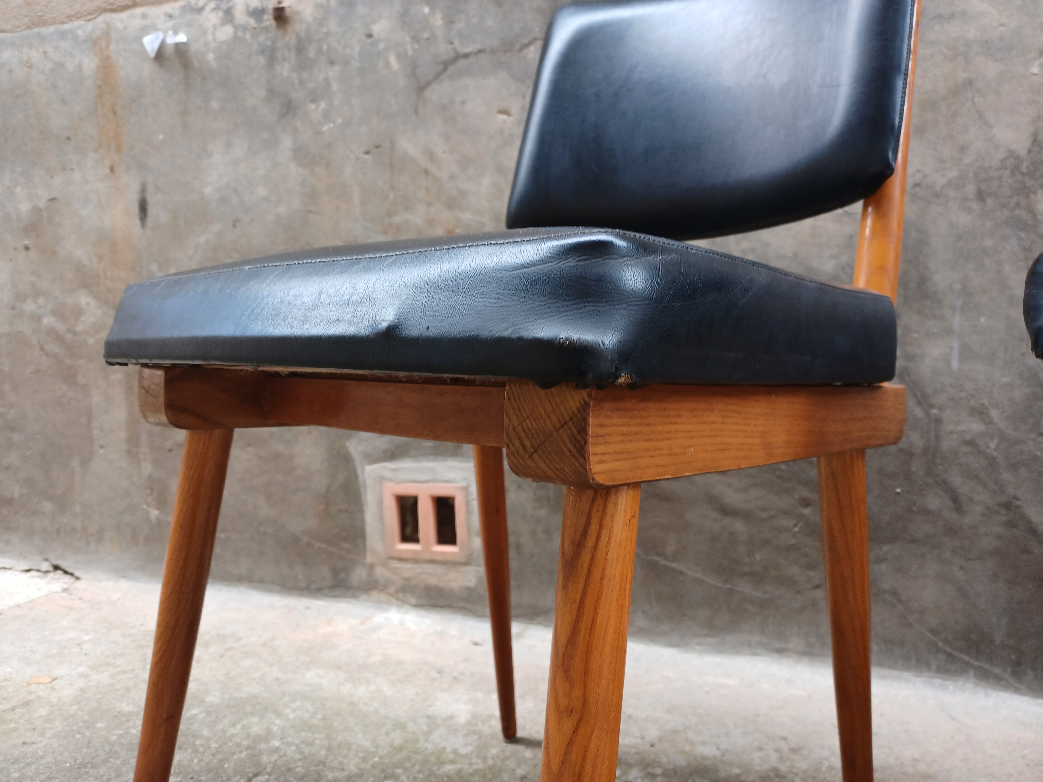 Set of 4 chairs 1960