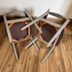 Paire de fauteuils gris style scandinave