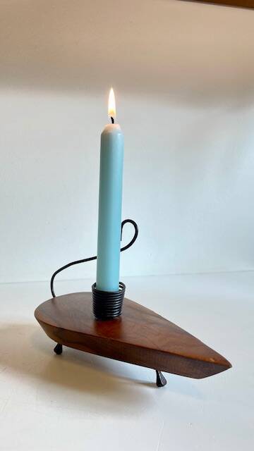 Brutalist vintage candleholder