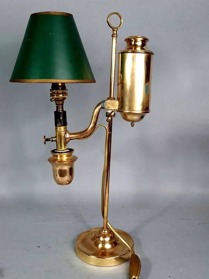 Old gaudin lamp in nîmes electrified good condition s849