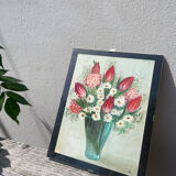 Flower bouquet painting