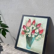 Flower bouquet painting