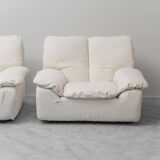 Paire de fauteuils Bonheur par Ammannati et Giampiero Vitelli pour Brunati, années 1970, vintage