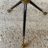 Lampadaire vintage , décors en laiton pieds tripodes circa 1960’s