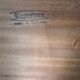 Table de chevet en bois vintage de campagne militaire par Reprodux England