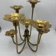 Candlestick candle holder 7 branches flowers