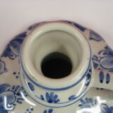 Delft earthenware candlestick