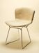 Harry bertoia 'side chair' chrome metal chair