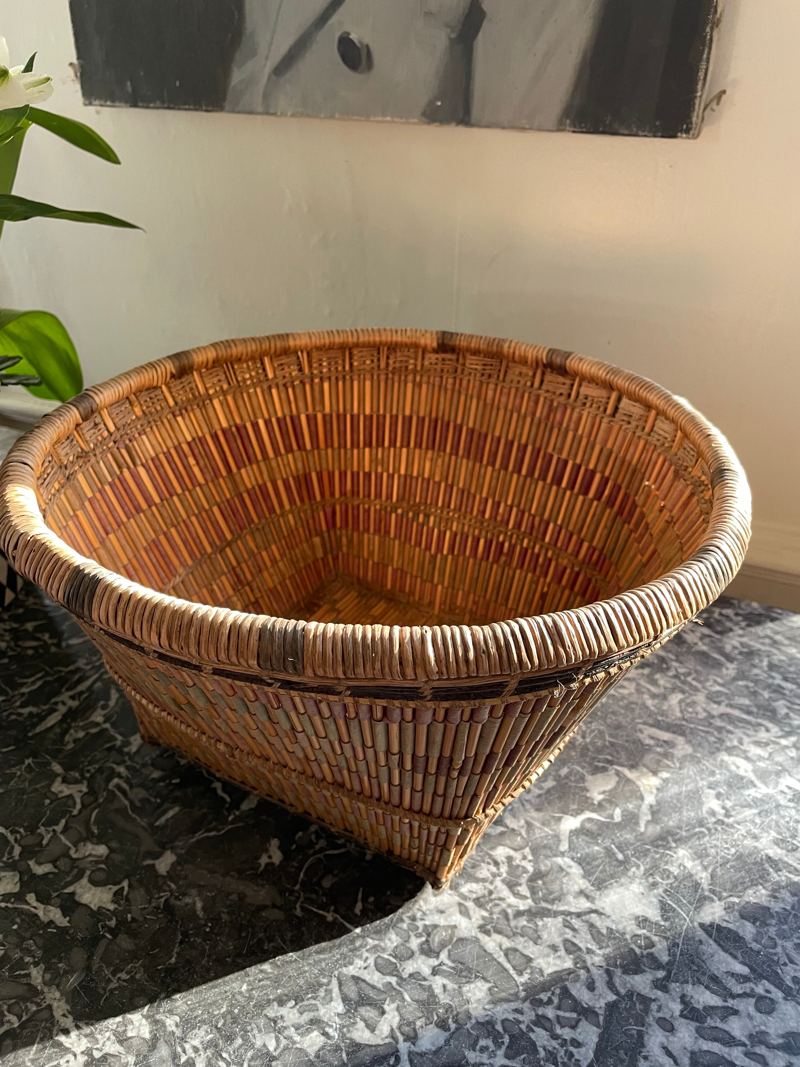 Asian Natural Fibre Basket