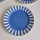 Set of 6 dessert plates, Fox trott model, Sarreguemines factory