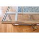 Marble and glass coffee table, Italy 1970s