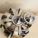 Vintage space age pendant lamp France 90