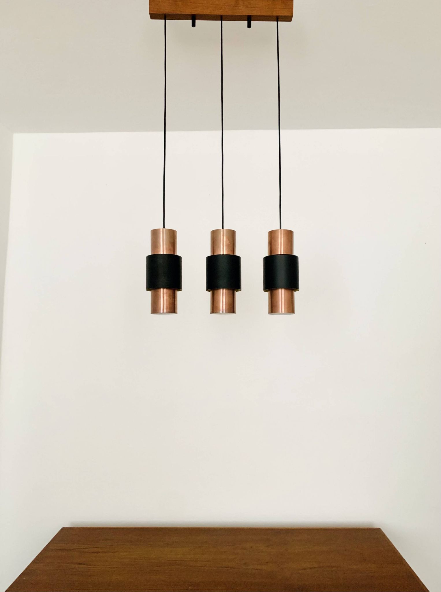 Danish Copper Cascading Lamp